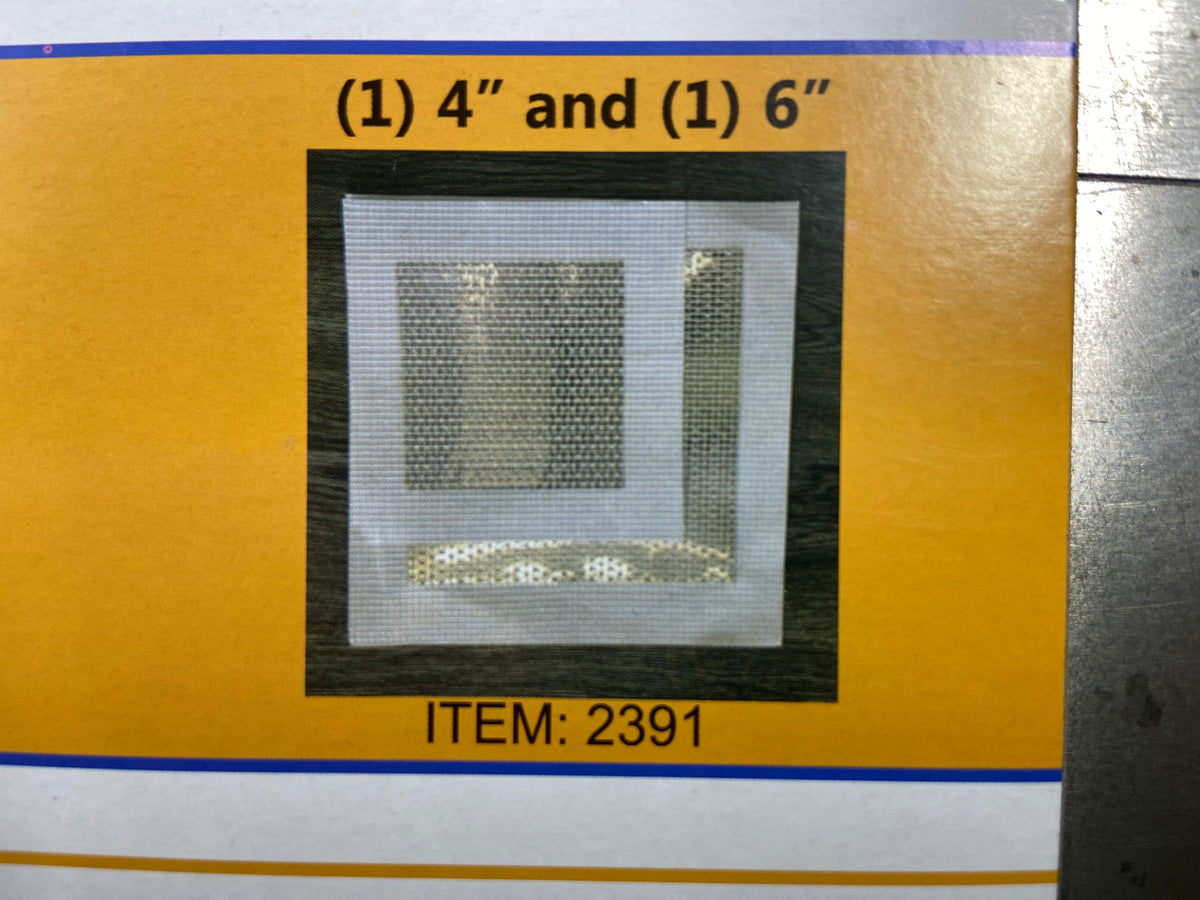Stepsaver Products Aluminum and Fiberglass Self-Adhesive 4'' & 6" Wall Patch Combo Pack
