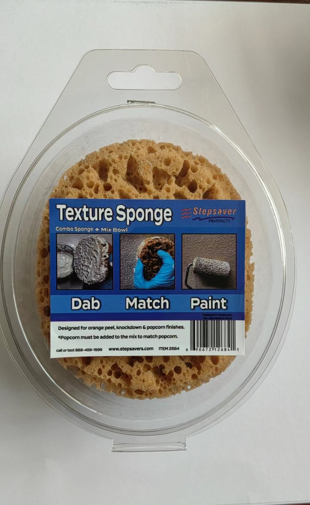 Stepsaver Products Texture Sponge