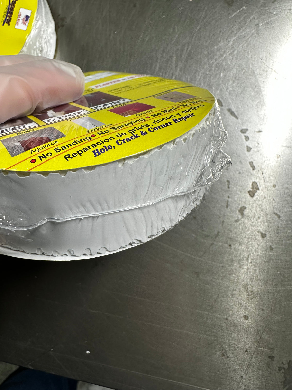 Self-Adhesive Stress Crack Tape 60' x 1.25'' Smooth Roll. Patented, USA Made