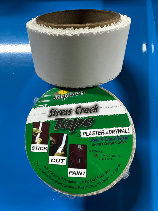 Self-Adhesive Stress Crack Tape 50'x 2'' Roll. Patented, USA Made